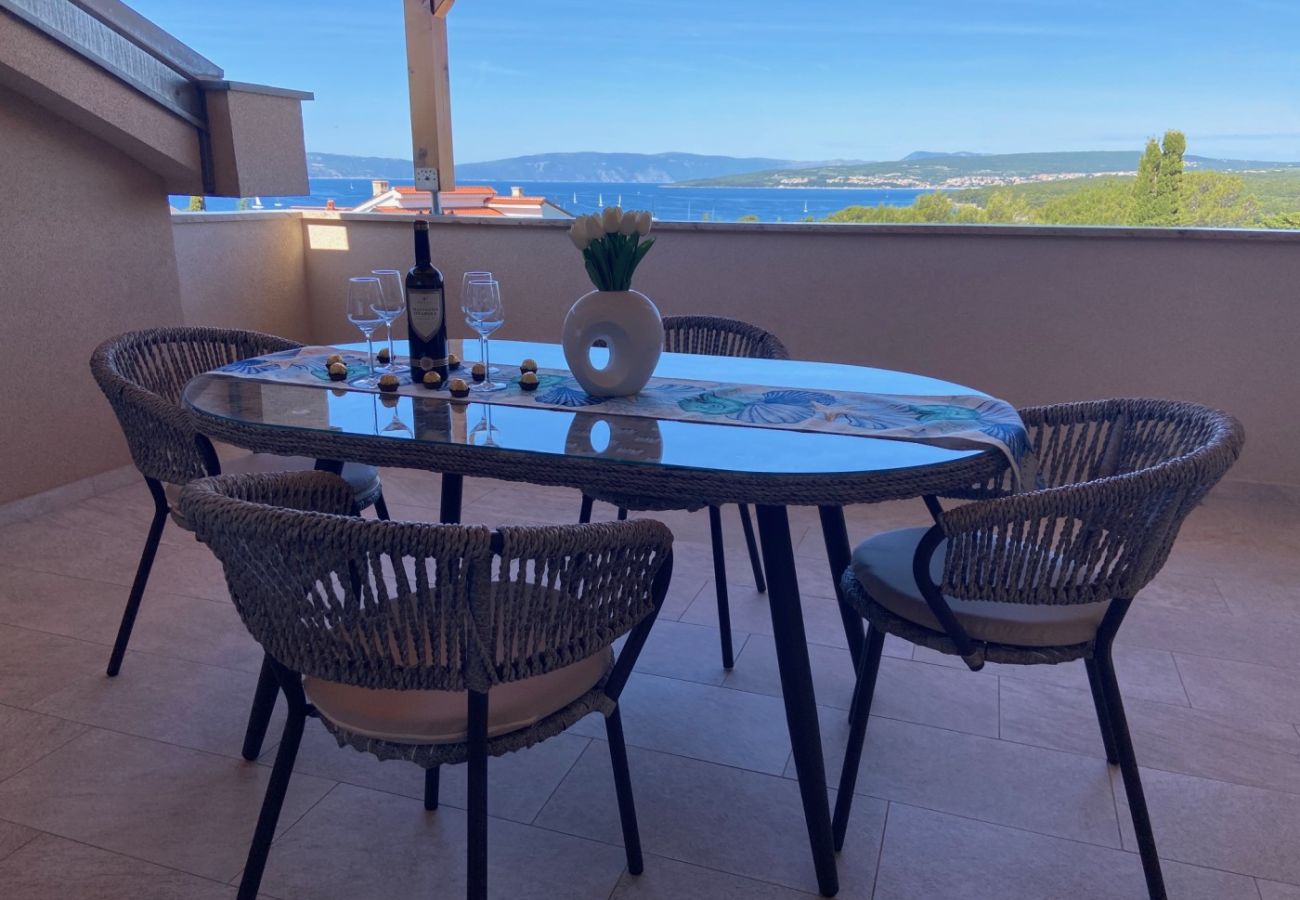 Apartamento en Punat - Apartamento en Punat con Seaview, Terraza, Acondicionador, WIFI (4534-4)