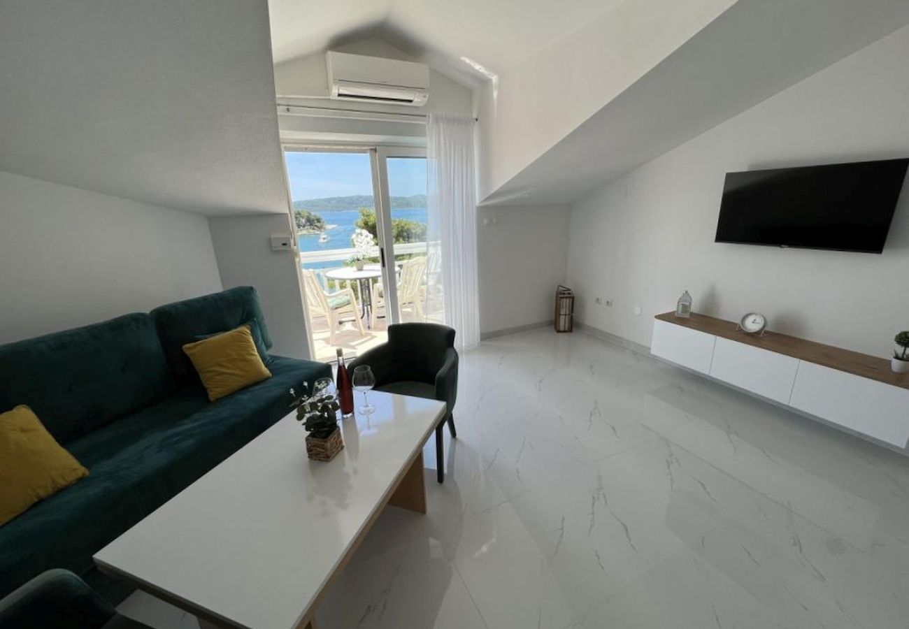 Apartamento en Trogir - Apartamento en Trogir con Seaview, Balcón, Acondicionador, WIFI (4786-2)