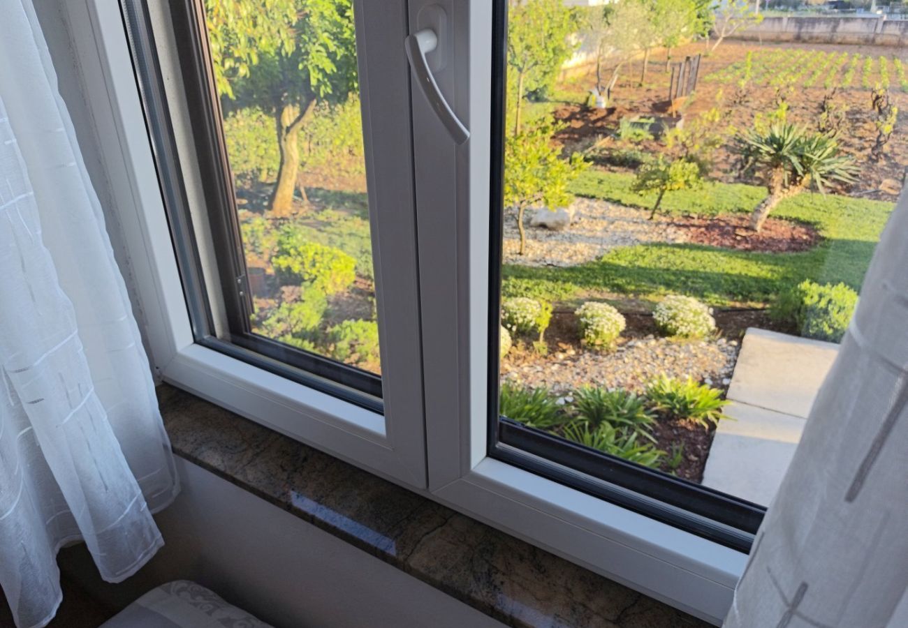 Apartamento en Nin - Apartamento en Zaton (Zadar) con Balcón, Acondicionador, WIFI (4810-2)