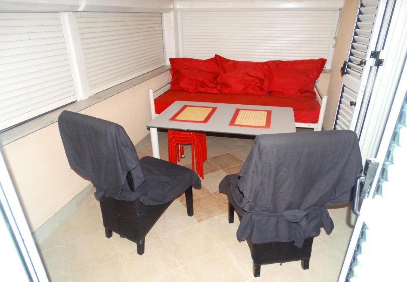 Apartamento en Vrsi - Apartamento en Vrsi con Balcón, Acondicionador, WIFI (4824-6)