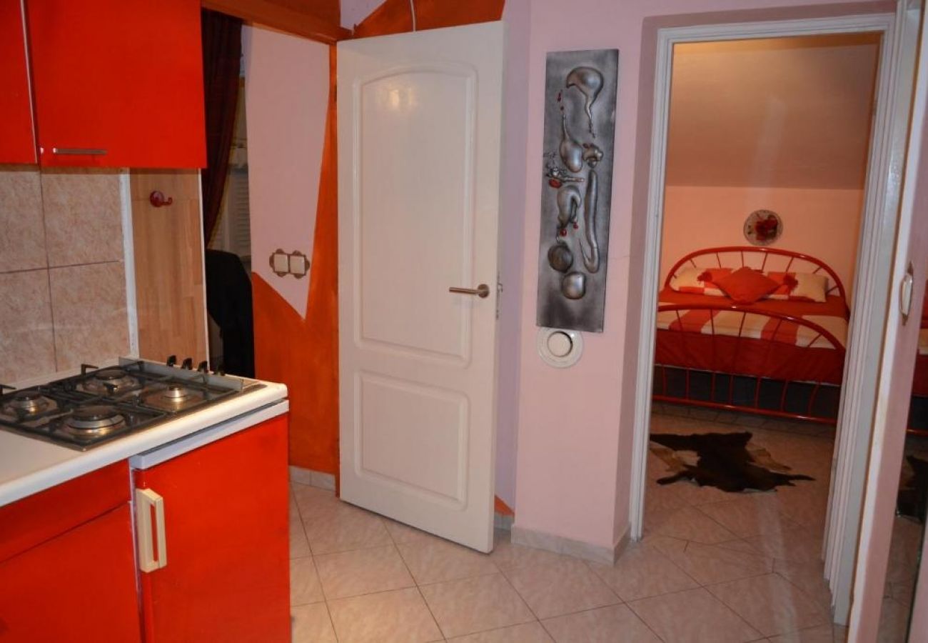 Apartamento en Vrsi - Apartamento en Vrsi con Balcón, Acondicionador, WIFI (4824-6)