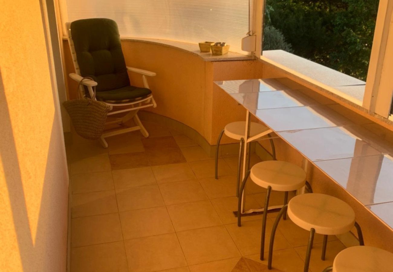 Apartamento en Vrsi - Apartamento en Vrsi con Seaview, Terraza, Acondicionador, WIFI (4824-7)