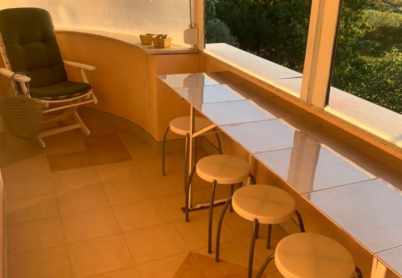 Apartamento en Vrsi - Apartamento en Vrsi con Seaview, Terraza, Acondicionador, WIFI (4824-7)
