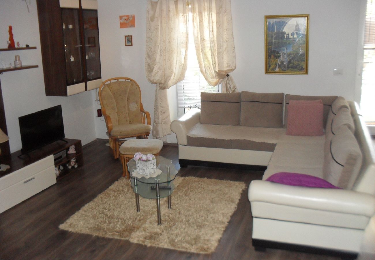 Apartamento en Nin - Apartamento en Zaton (Zadar) con Terraza, Acondicionador, WIFI, Lavadora (4828-1)