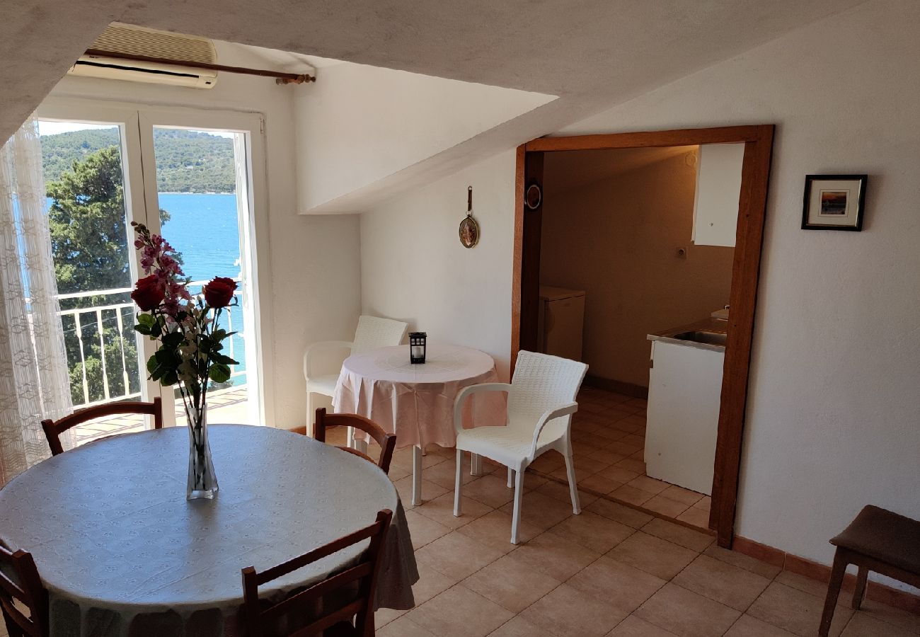 Apartamento en Tisno - Apartamento en Tisno con Seaview, Balcón, Acondicionador, WIFI (4874-1)