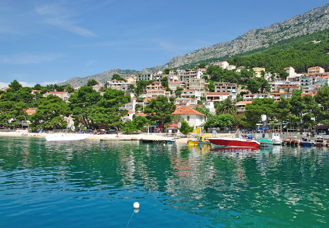 Apartamento en Brela - Apartamento en Brela con Seaview, Balcón, Acondicionador, WIFI (3524-9) Apartamento en Brela - Apartamento en Brela con Seaview, Balcón, Acondicionador, WIFI (3524-9)