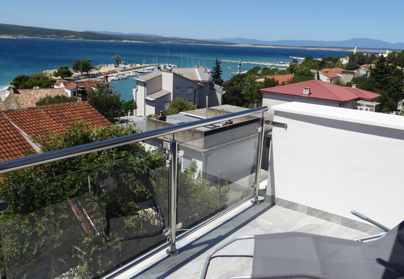 Apartamento en Crikvenica - Apartamento en Crikvenica con Seaview, Balcón, Acondicionador, WIFI (4973-1)