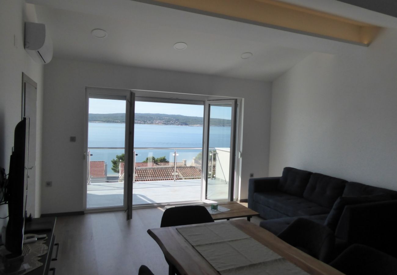 Apartamento en Crikvenica - Apartamento en Crikvenica con Seaview, Balcón, Acondicionador, WIFI (4973-1)