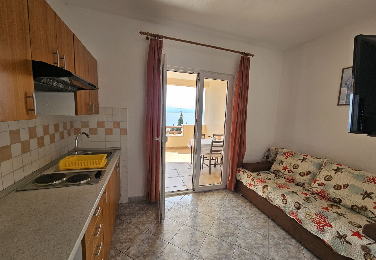 Apartamento en Duce - Apartamento en Duće con Seaview, Balcón, Acondicionador, WIFI (5067-3)