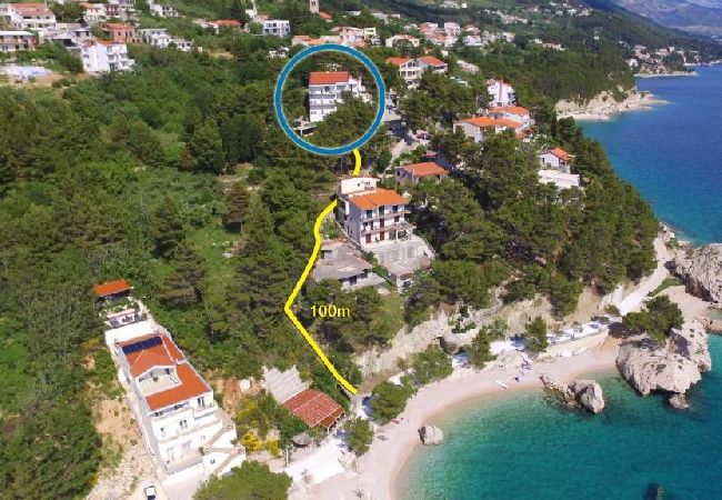 Apartamento en Brela - Apartamento en Brela con Seaview, Balcón, Acondicionador, WIFI (5122-2) Apartamento en Brela - Apartamento en Brela con Seaview, Balcón, Acondicionador, WIFI (5122-2)