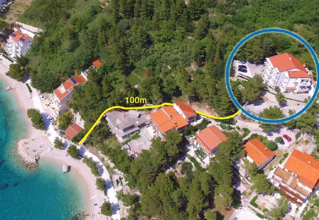 Apartamento en Brela - Apartamento en Brela con Seaview, Balcón, Acondicionador, WIFI (5122-2) Apartamento en Brela - Apartamento en Brela con Seaview, Balcón, Acondicionador, WIFI (5122-2)