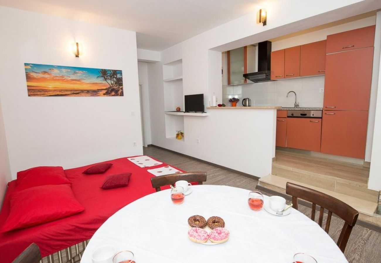 Apartamento en Duce - Apartamento en Duće con Terraza, Acondicionador, WIFI, Lavavajillas (5146-8)