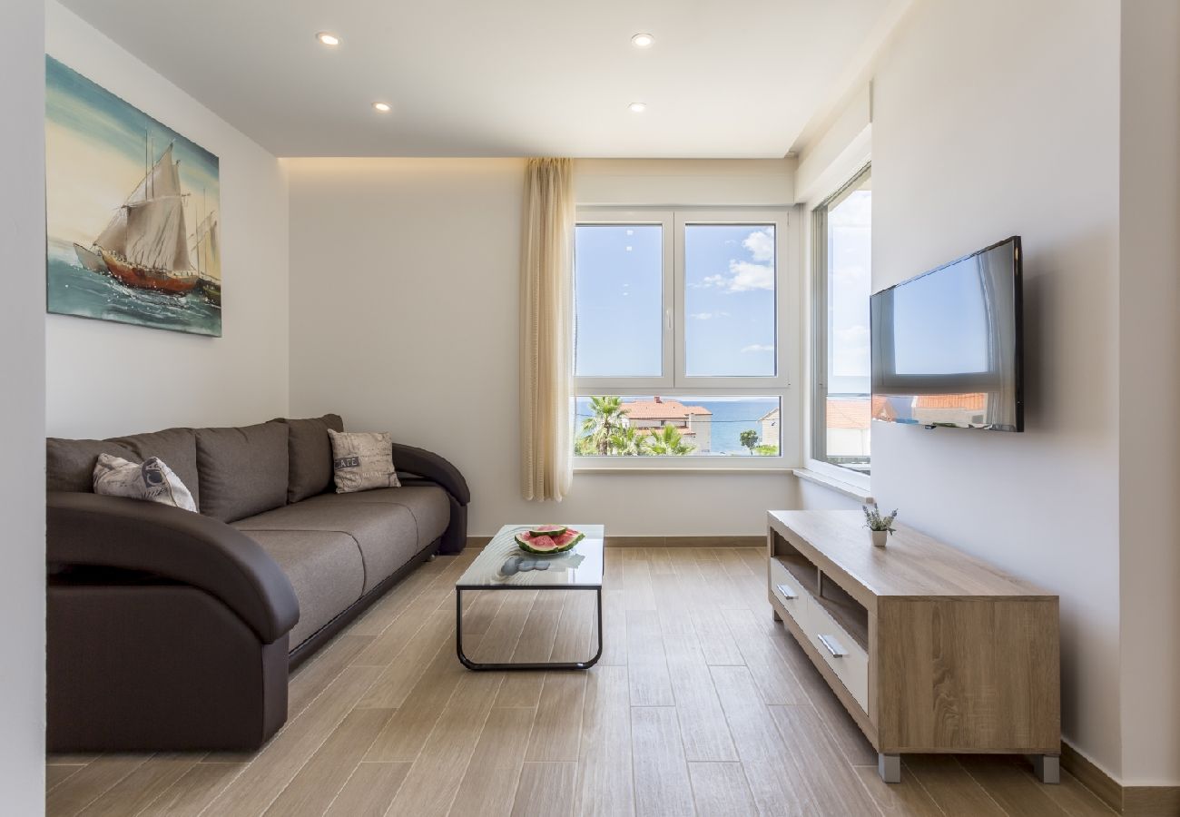 Apartamento en Podstrana - Apartamento en Podstrana-Sv.Martin con Seaview, Balcón, Acondicionador, WIFI (4777-3)