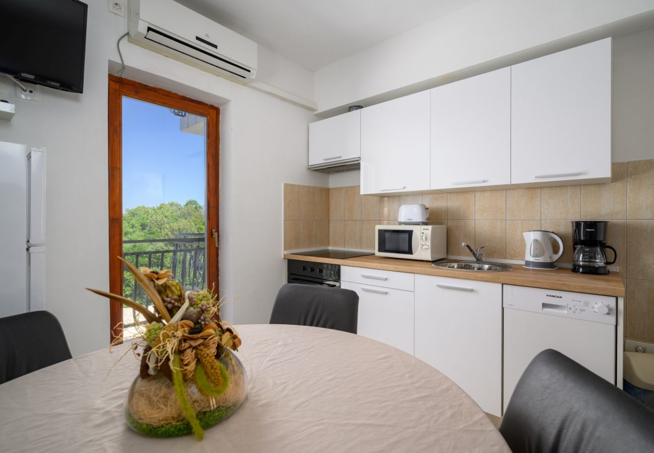 Apartamento en Drenje - Apartamento de vacaciones en Drenje con vista al mar, terraza, aire acondicionado y Wi-Fi (5235-6)