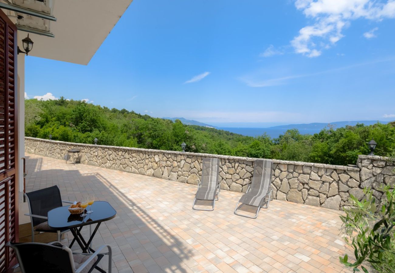 Estudio en Drenje - Estudio en Drenje con vista al mar, terraza, aire acondicionado, Wi-Fi (5235-9)