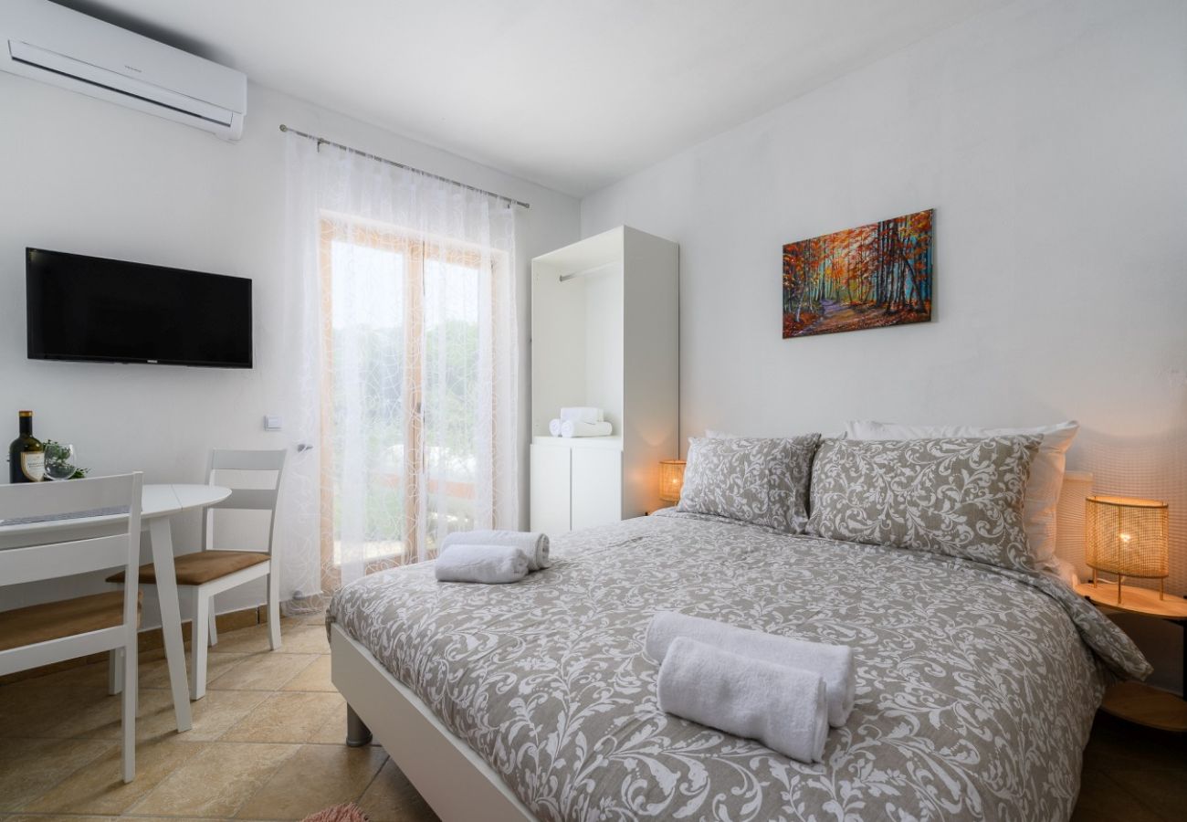 Estudio en Drenje - Estudio en Drenje con vista al mar, terraza, aire acondicionado, Wi-Fi (5235-9)