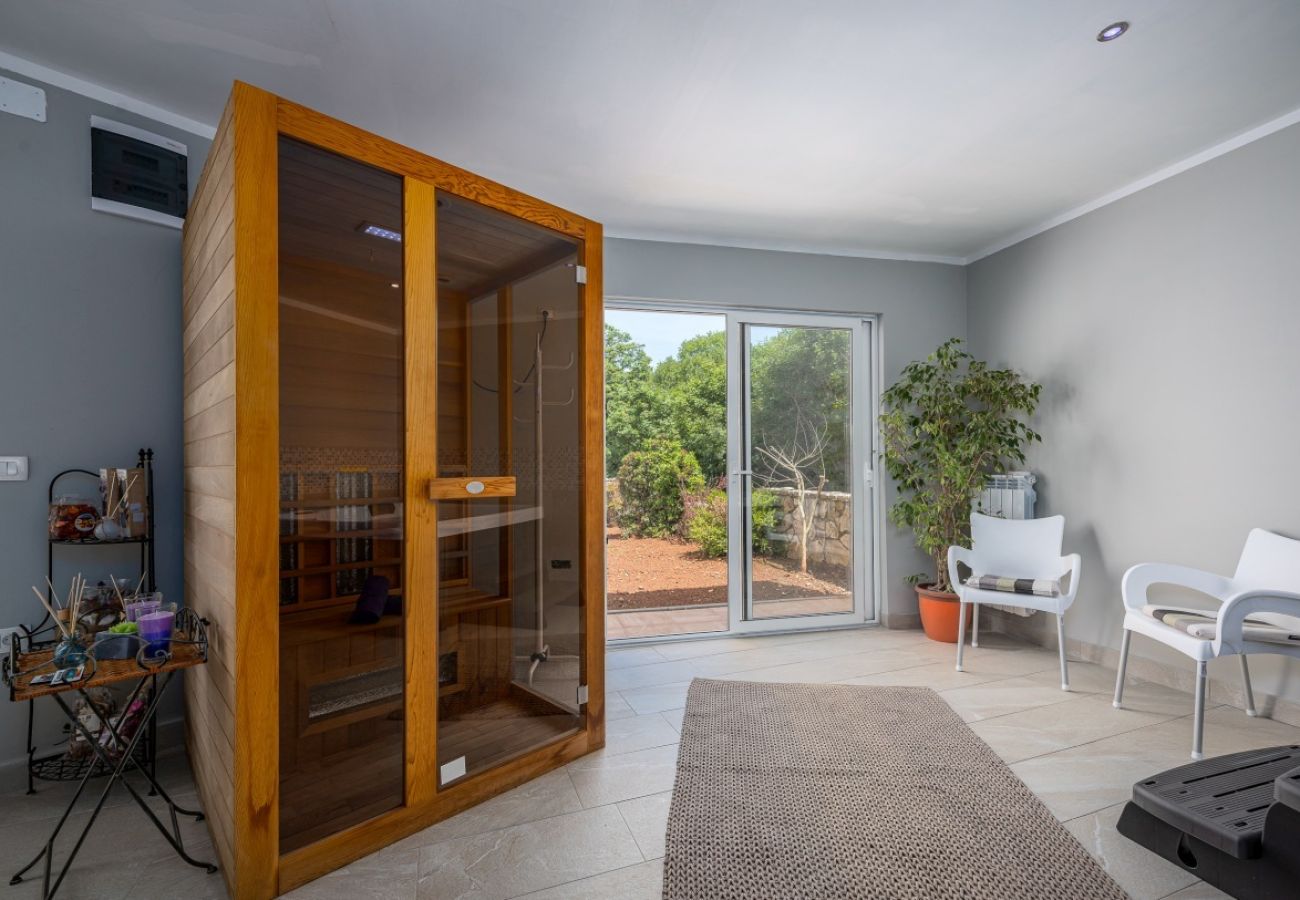Estudio en Drenje - Estudio en Drenje con vista al mar, terraza, aire acondicionado, Wi-Fi (5235-9)