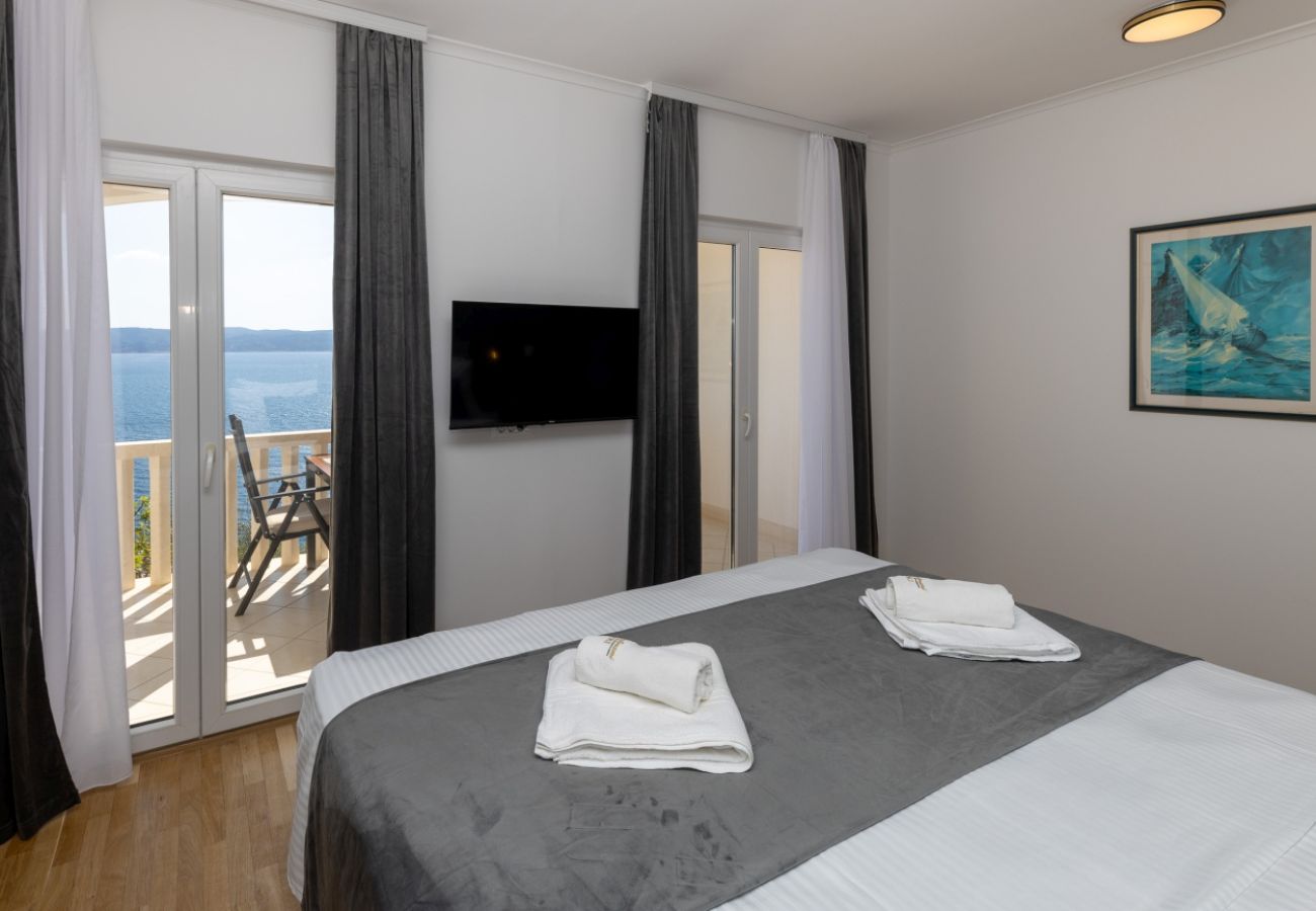Apartamento en Pisak - Apartamento en Pisak con vistas al mar, terraza, aire acondicionado y Wi-Fi (4871-5)