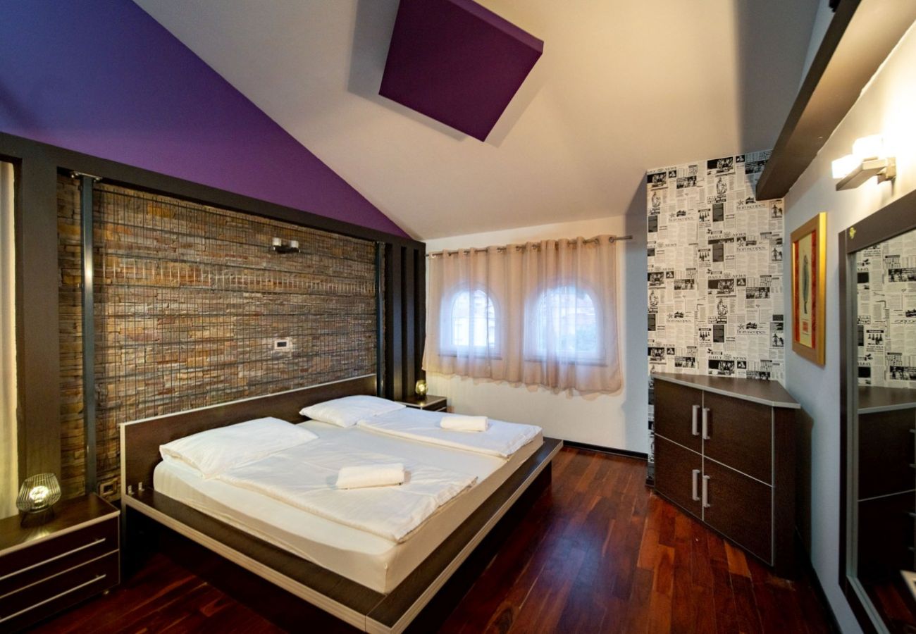 Apartamento en Lopar - Apartamento vacacional en Lopar con terraza, aire acondicionado, Wi-Fi y vista al mar (4738-7)