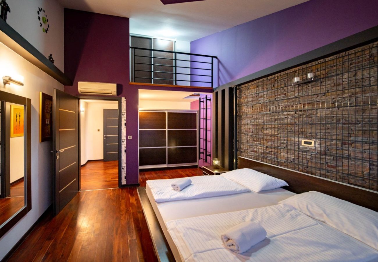 Apartamento en Lopar - Apartamento vacacional en Lopar con terraza, aire acondicionado, Wi-Fi y vista al mar (4738-7)