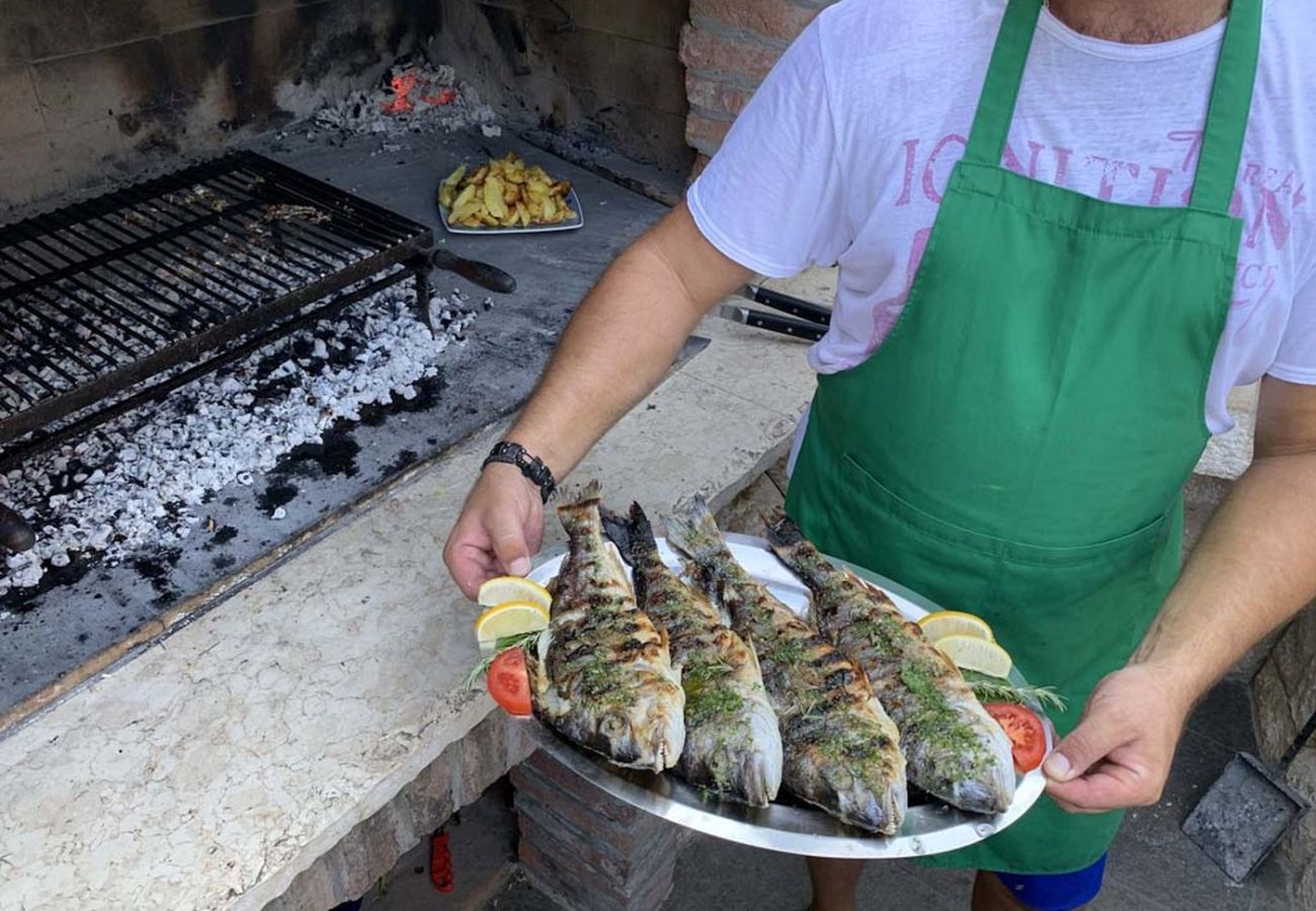 Apartamento en Lopar - Apartamento vacacional en Lopar con terraza, aire acondicionado, Wi-Fi y vista al mar (4738-7)