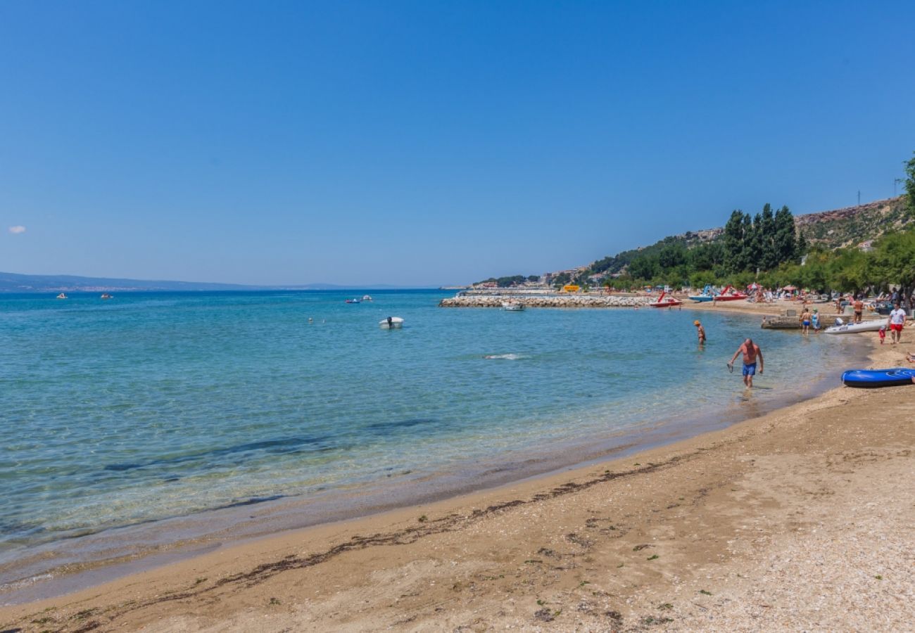 Chambres d'hôtes à Duce - Chambre dans Duće avec vue mer, Balcon, Climatisation, WIFI (79-1)