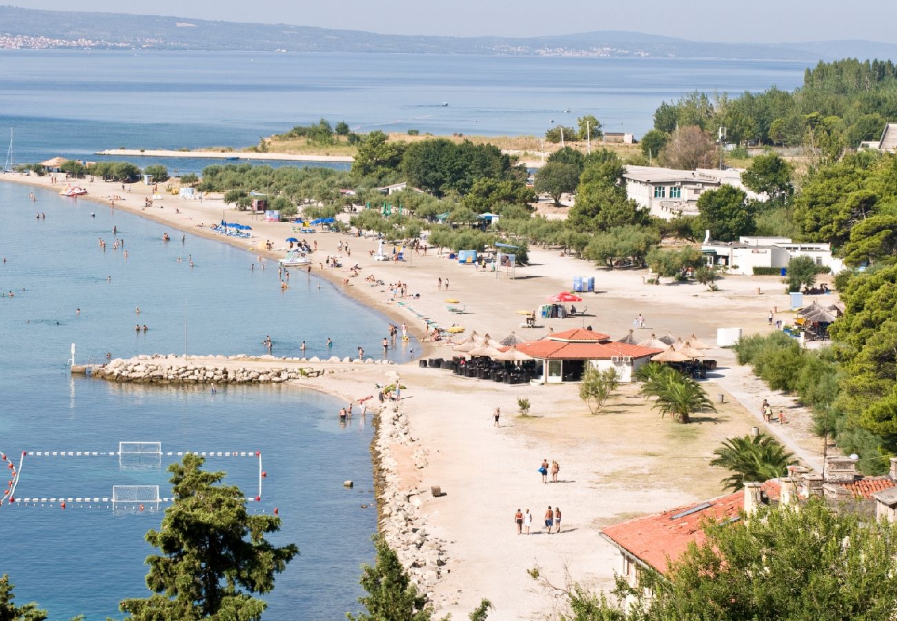 Chambres d'hôtes à Duce - Chambre dans Duće avec vue mer, Balcon, Climatisation, WIFI (79-1)