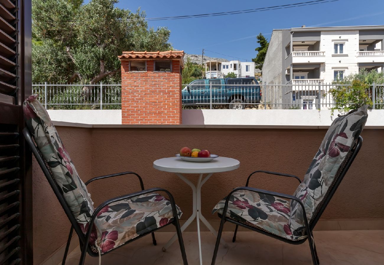 Chambres d'hôtes à Duce - Chambre dans Duće avec Balcon, Climatisation, WIFI (79-5)