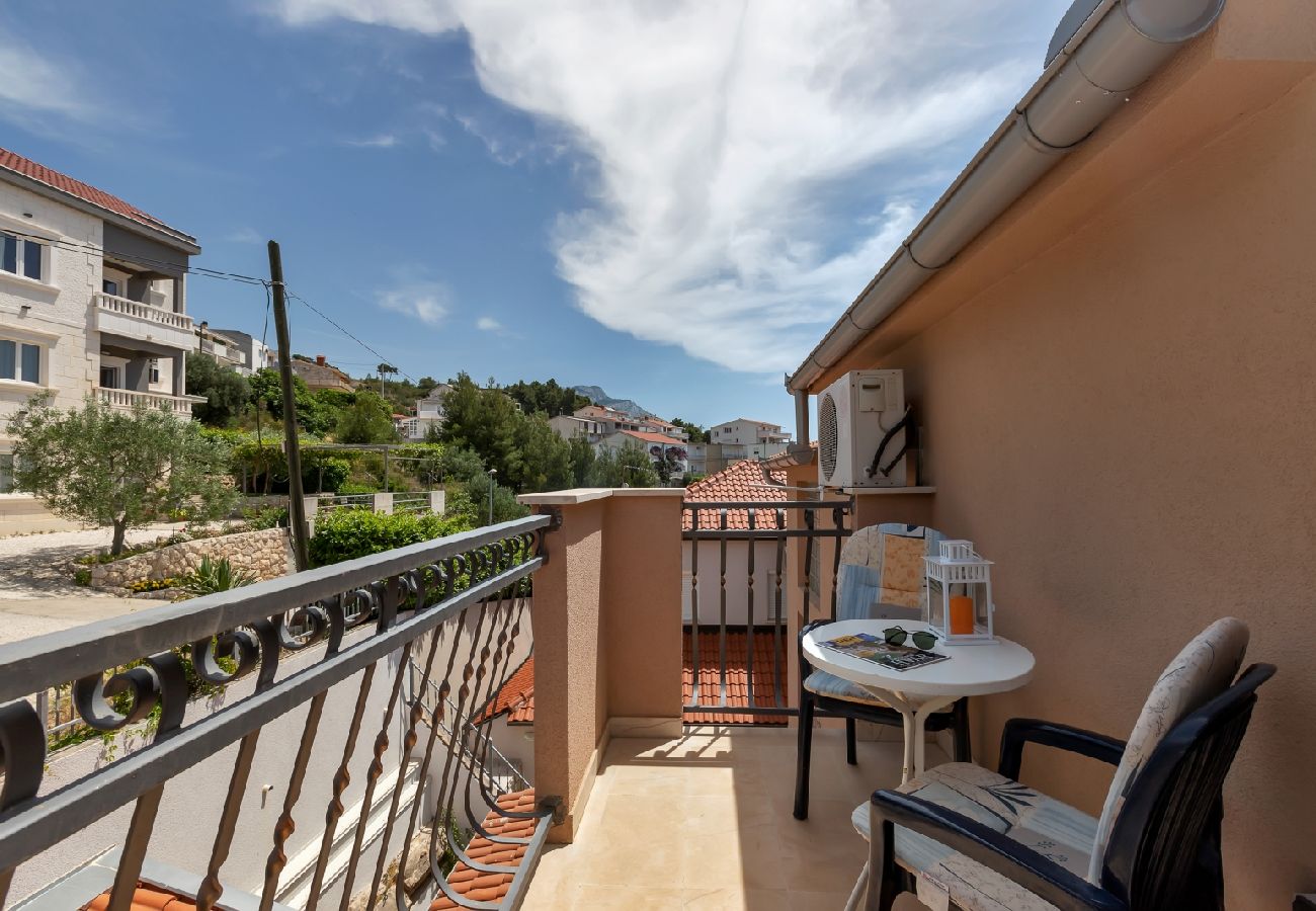 Chambres d'hôtes à Duce - Chambre dans Duće avec Balcon, Climatisation, WIFI (79-10)