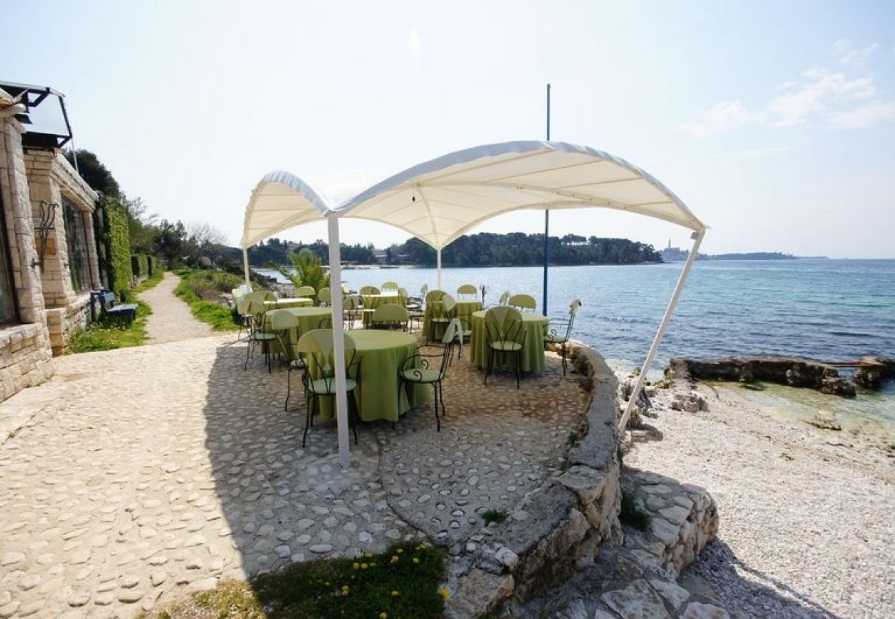 Chambres d'hôtes à Rovinj - Chambre dans Rovinj avec vue mer, Balcon, Climatisation, WIFI (81-3)