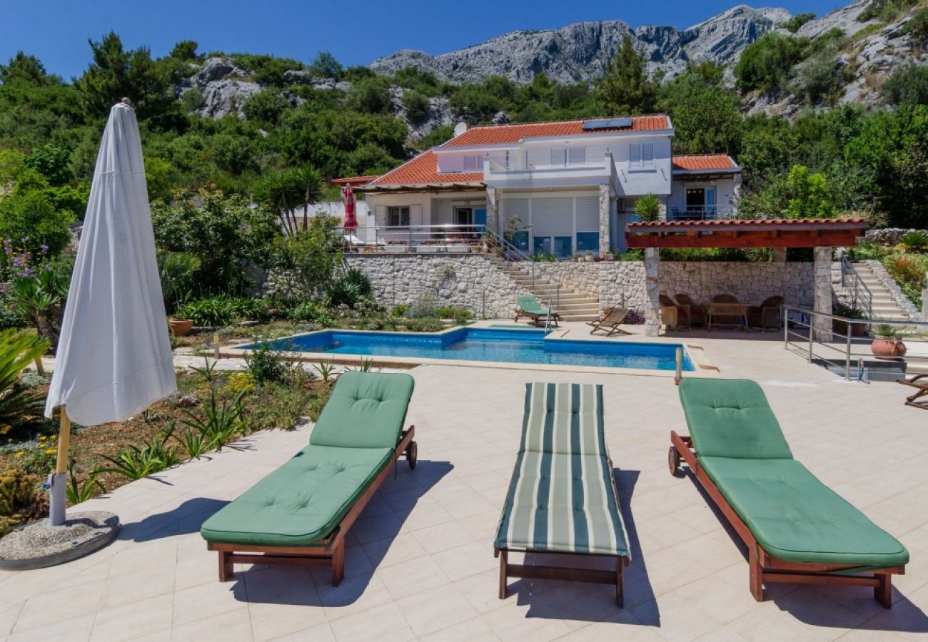 Appartement à Orebic - Ferienwohnung in Orebić mit Meerblick, Terrasse, Klimaanlage, W-LAN (114-1)