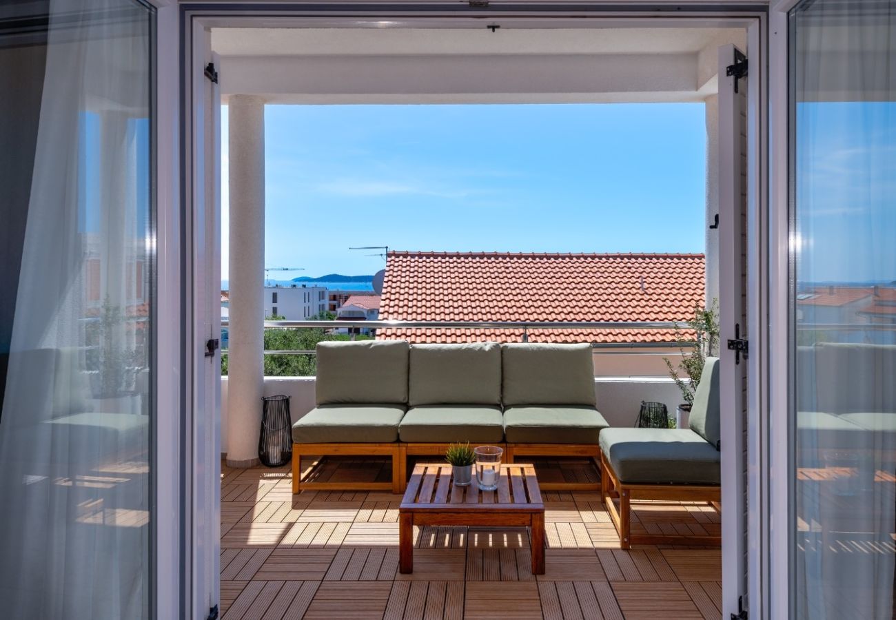 Appartement à Vodice - Appartement dans Vodice avec vue mer, terrasse, Climatisation, WIFI (94-5)