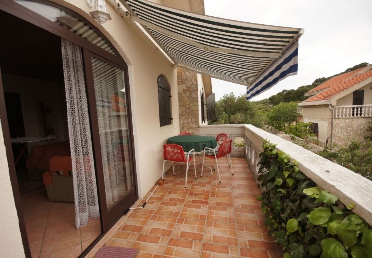 Appartement à Murter - Appartement dans Murter avec vue mer, terrasse, Climatisation, WIFI (125-2)