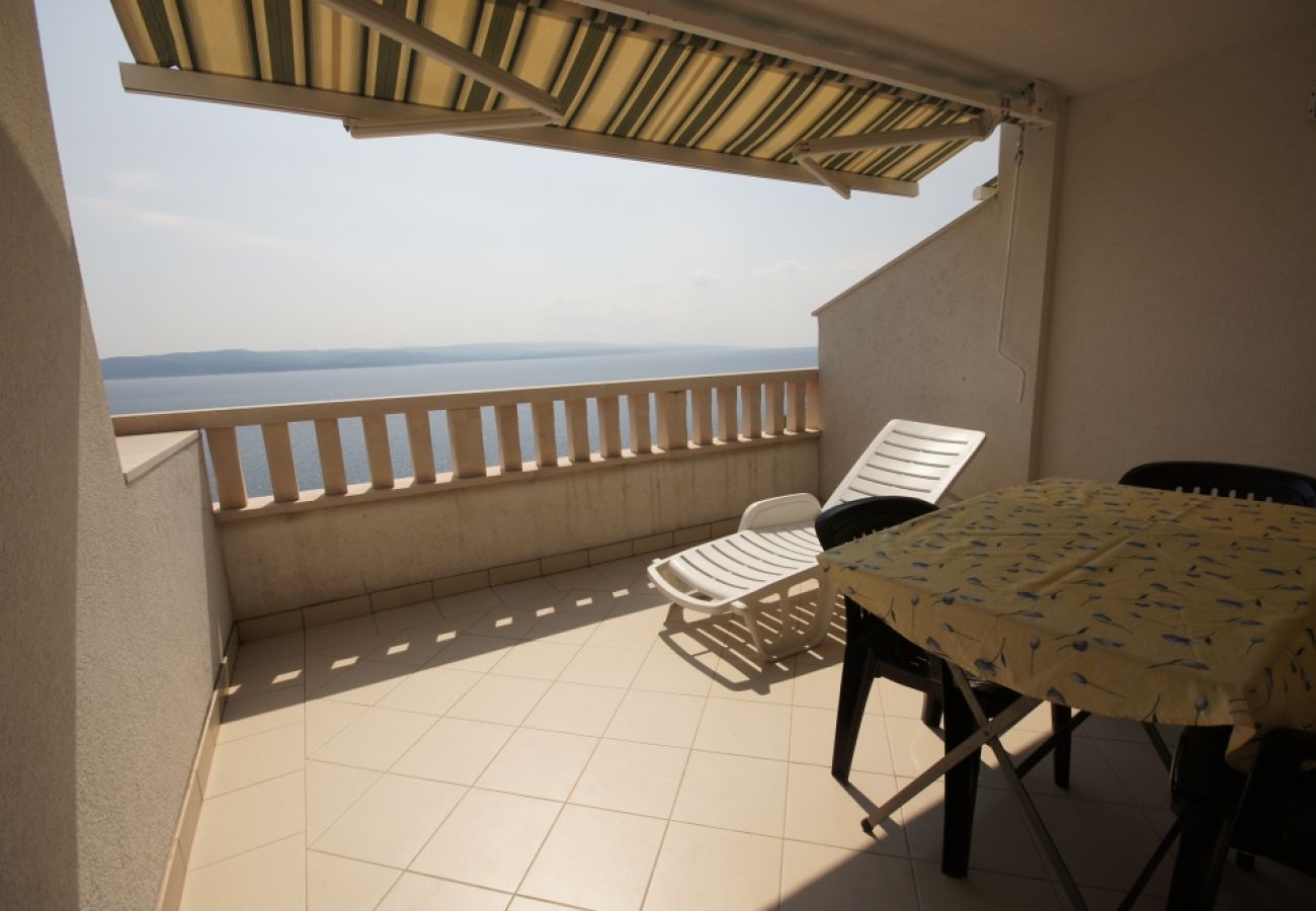 Appartement à Brela - Appartement dans Brela avec vue mer, terrasse, Climatisation, WIFI (75-7)