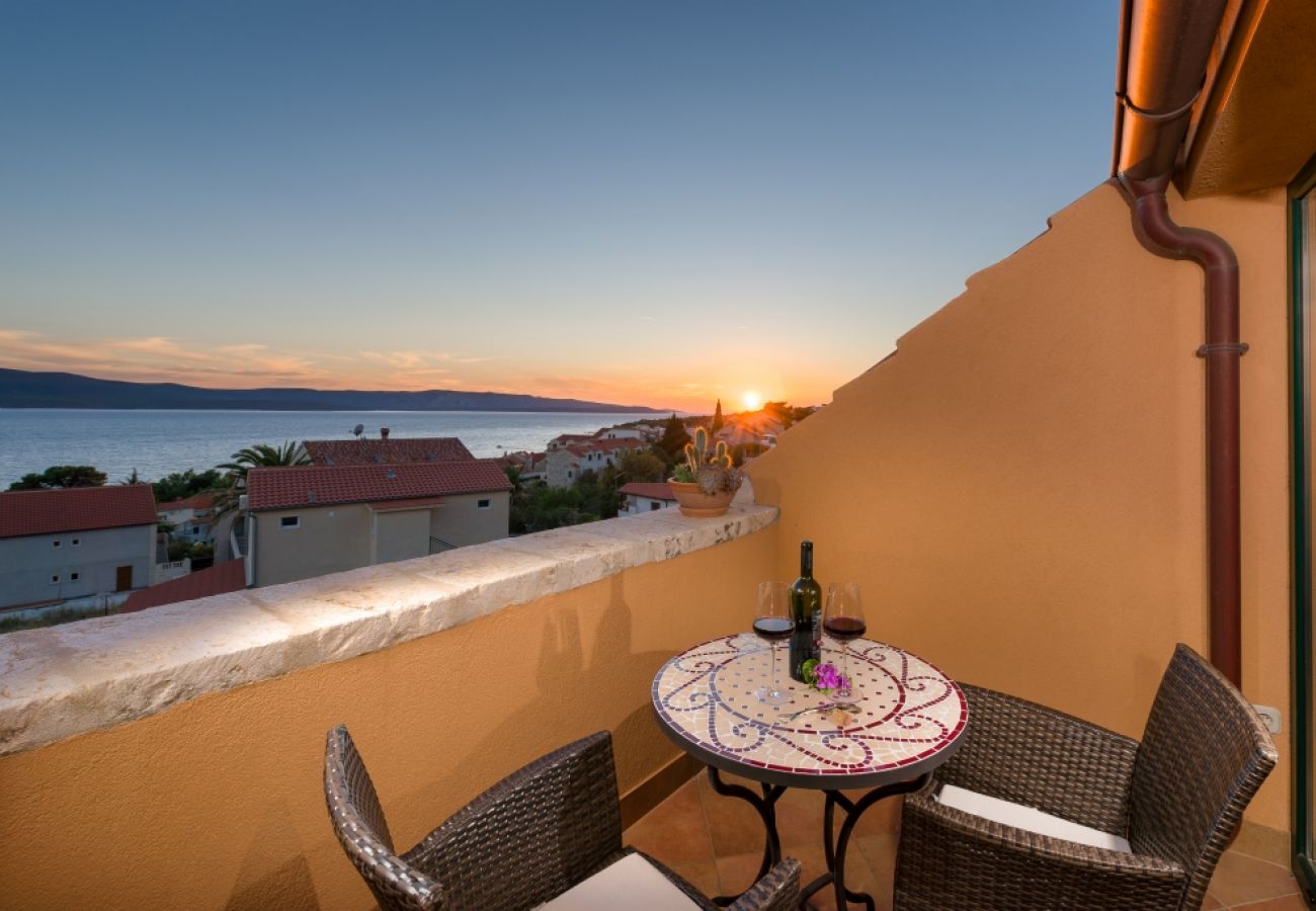 Maison à Bol - Maison de vacances dans Bol avec vue mer, terrasse, Climatisation, WIFI (154-1)