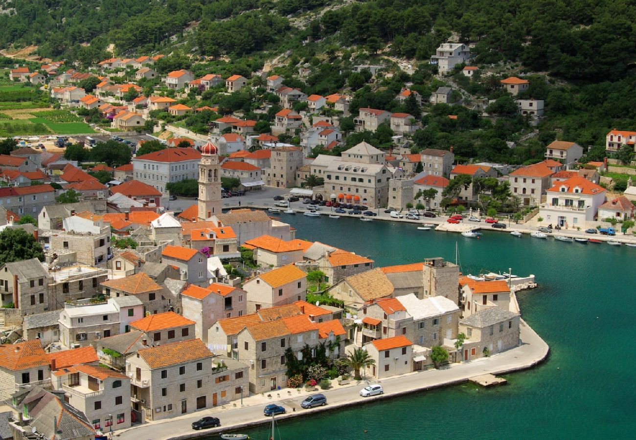 Maison à Bol - Maison de vacances dans Bol avec vue mer, terrasse, Climatisation, WIFI (154-1)