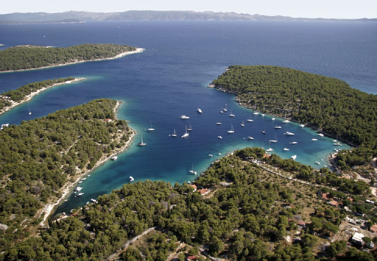 Maison à Bol - Maison de vacances dans Bol avec vue mer, terrasse, Climatisation, WIFI (154-1)