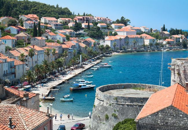 Maison à Vela Luka - Maison de vacances dans Tri Porte (Potirna) avec vue mer, terrasse, Climatisation, WIFI (166-1) Maison à Vela Luka - Maison de vacances dans Tri Porte (Potirna) avec vue mer, terrasse, Climatisation, WIFI (166-1)