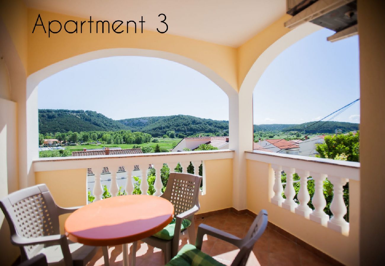 Appartement à Lopar - Appartement dans Lopar avec Balcon, Climatisation, WIFI, Machine à laver (186-3)