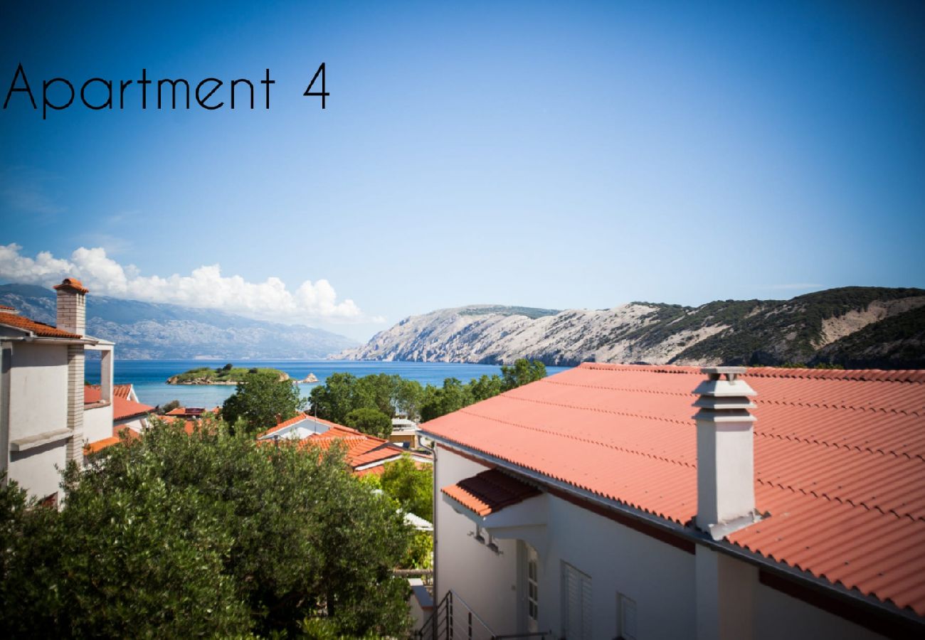 Appartement à Lopar - Appartement dans Lopar avec vue mer, loggia, Climatisation, WIFI (186-4)