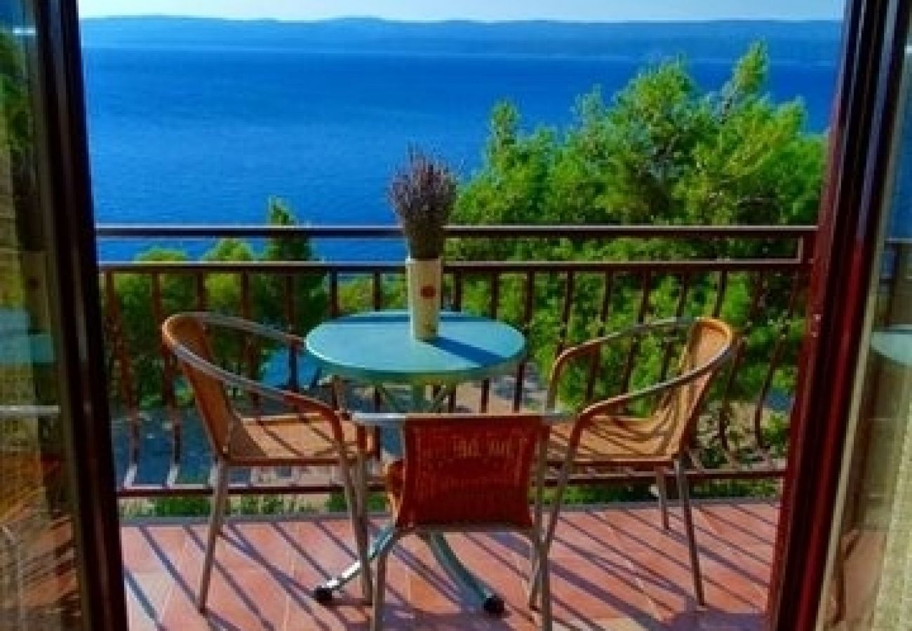 Appartement à Lokva Rogoznica - Appartement dans Lokva Rogoznica avec vue mer, Balcon, Climatisation, WIFI (88-1)