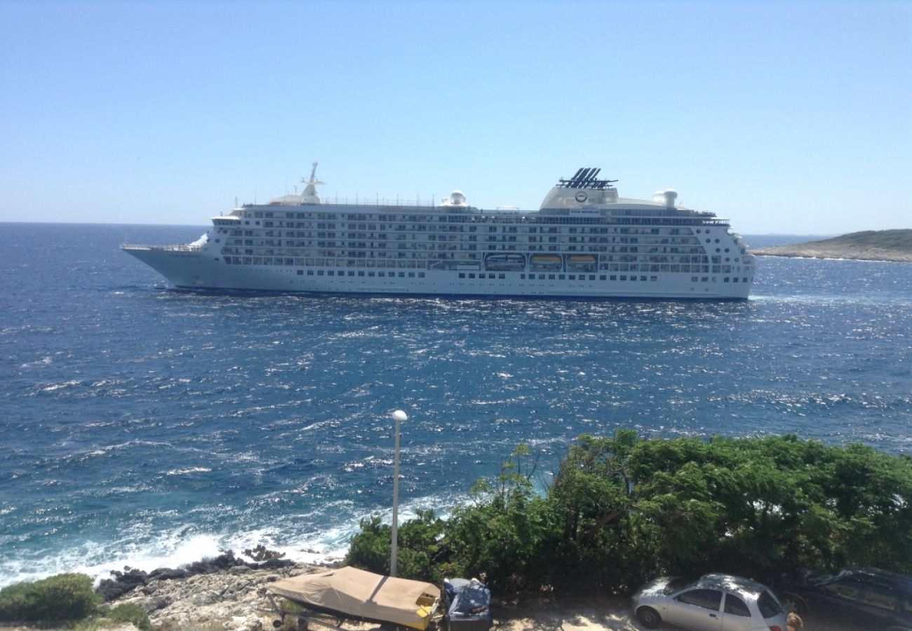 Appartement à Hvar - Appartement dans Hvar avec vue mer, loggia, Climatisation, WIFI (199-3)