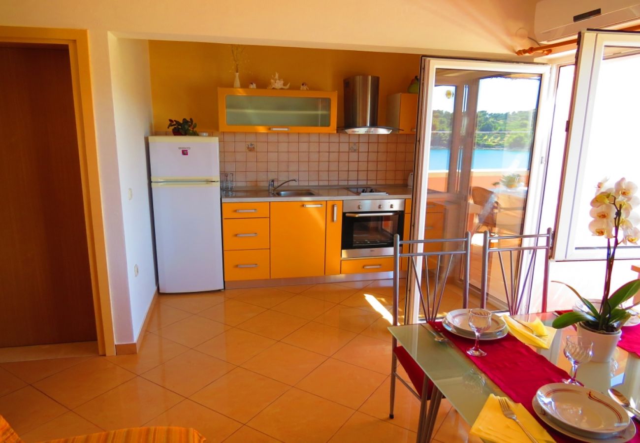 Appartement à Lumbarda - Appartement dans Lumbarda avec vue mer, terrasse, Climatisation, WIFI (856-3)