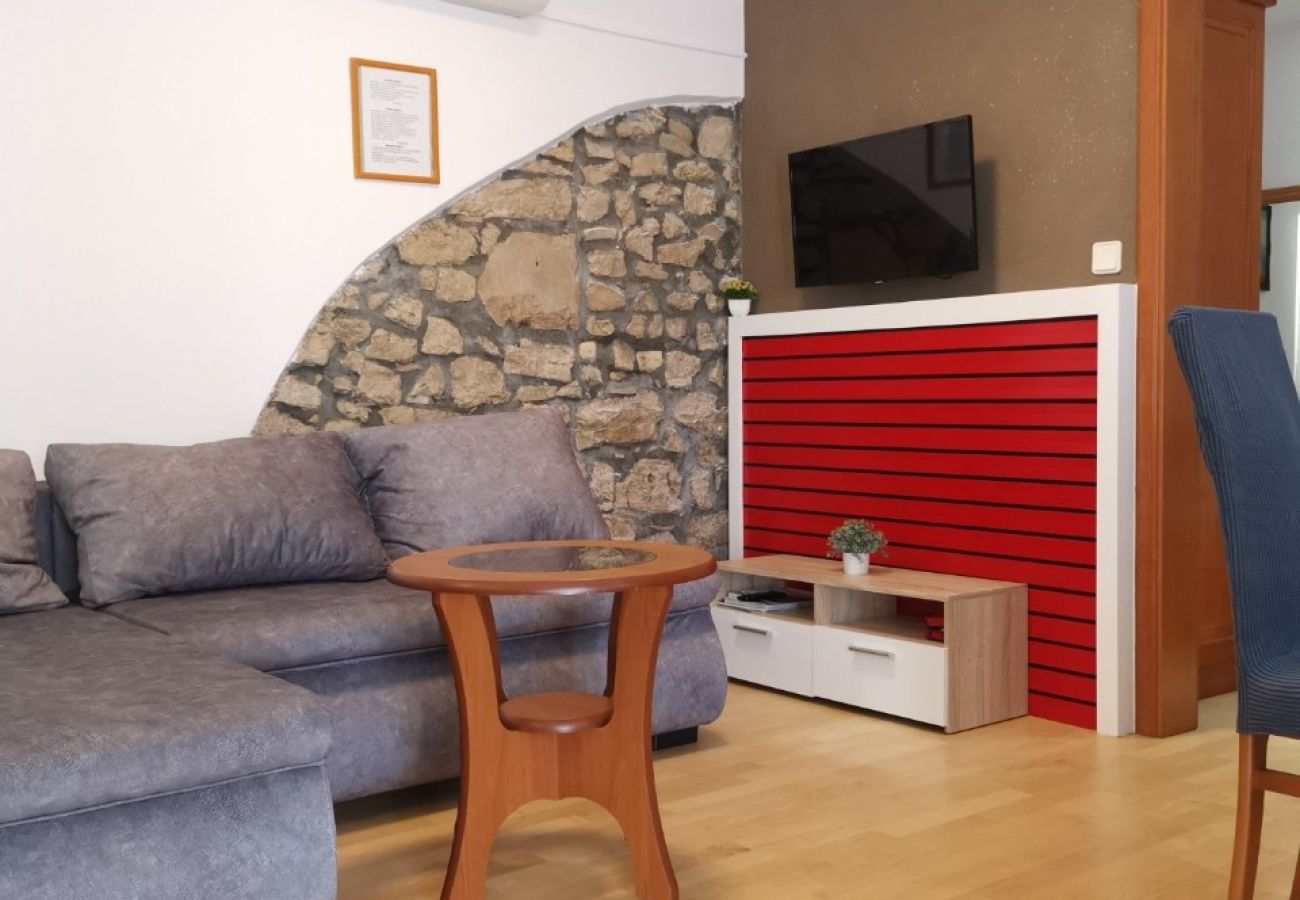 Appartement à Privlaka - Appartement dans Privlaka avec Balcon, Climatisation, WIFI, Lave-vaisselle (878-1)