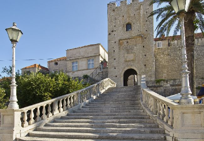 Appartement à Lumbarda - Appartement dans Lumbarda avec vue mer, terrasse, WIFI, Machine à laver (869-2) Appartement à Lumbarda - Appartement dans Lumbarda avec vue mer, terrasse, WIFI, Machine à laver (869-2)