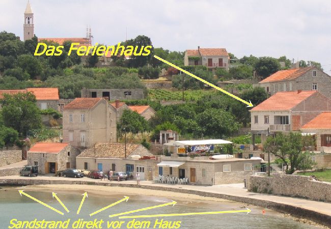 Appartement à Lumbarda - Appartement dans Lumbarda avec vue mer, terrasse, WIFI, Machine à laver (869-3) Appartement à Lumbarda - Appartement dans Lumbarda avec vue mer, terrasse, WIFI, Machine à laver (869-3)