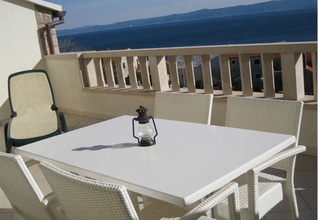 Appartement à Bol - Appartement dans Bol avec vue mer, terrasse, Climatisation, WIFI (3417-1)