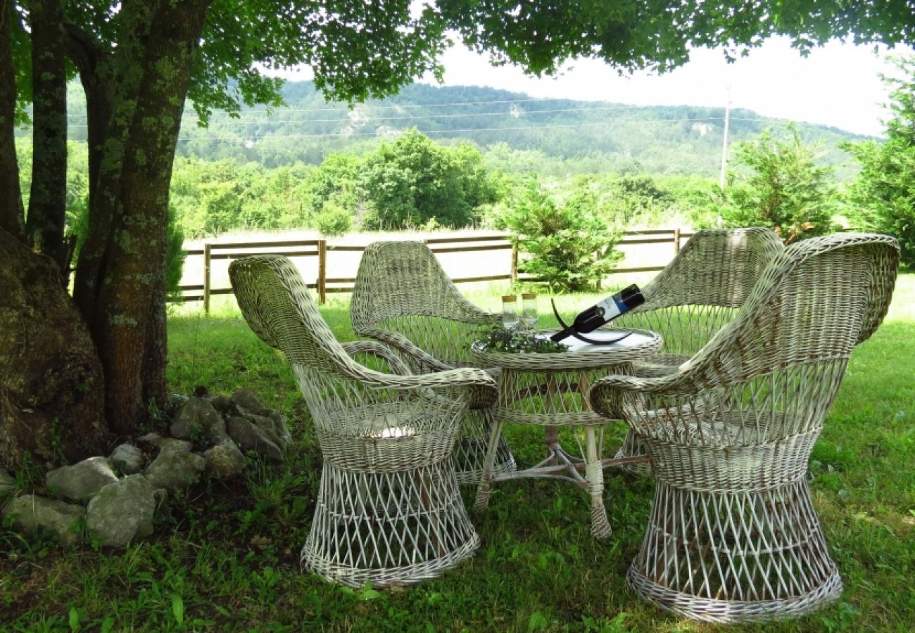 Maison à Roc - Maison de vacances dans Roč avec terrasse, Climatisation, WIFI, Machine à laver (3458-1)