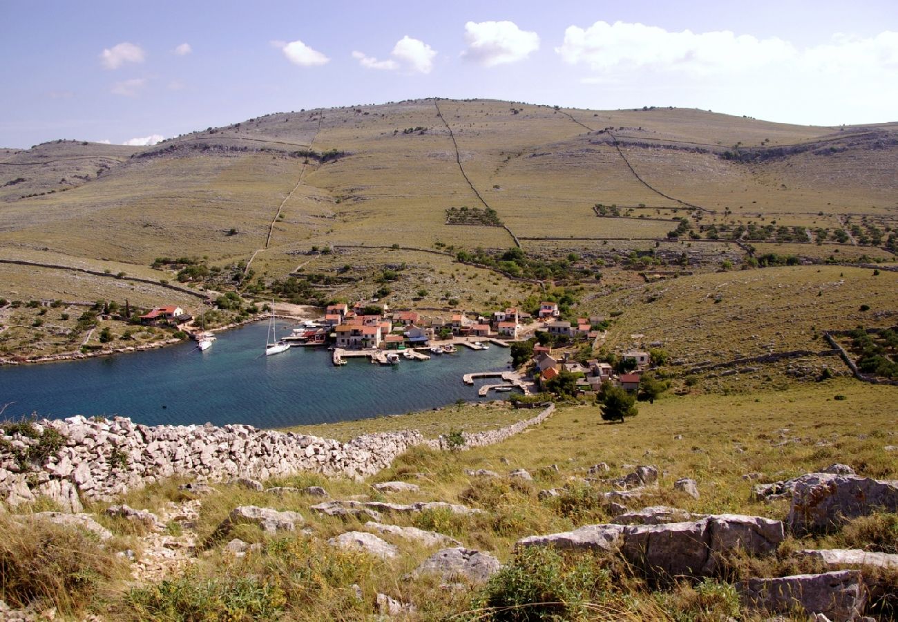 Maison à Tkon - Maison Robinson dans Žižanj avec vue mer, terrasse (3469-1)