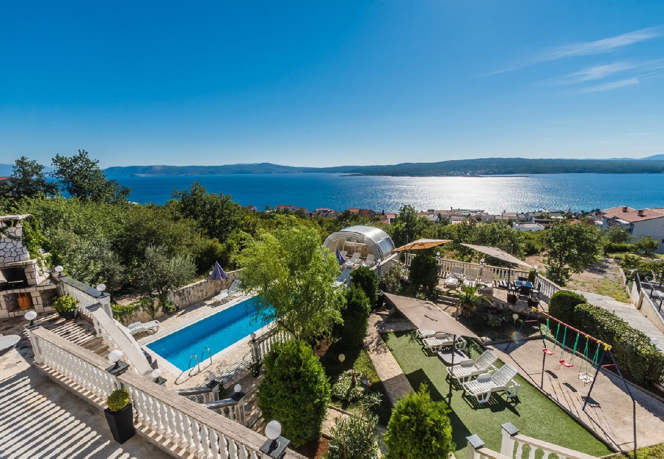 Appartement à Crikvenica - Appartement dans Crikvenica avec vue mer, terrasse, Climatisation, WIFI (3492-2)